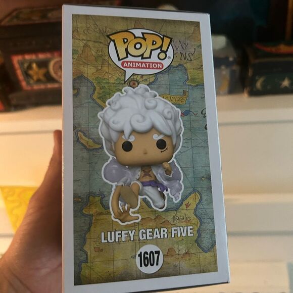 Funko Pop! Animation Luffy Gear Five Vinyl Figure - White and Purple 1607 - Picture 3 of 10